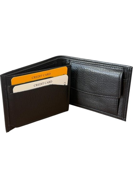 Livo Siyah %100 Hakiki Deri Küçük Cüzdan modelleri