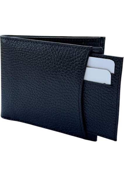 Kanguru Siyah %100 Hakiki Deri Extra Kartlıklı Premıum Cüzdan