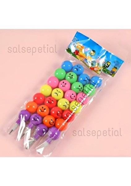 28'li Emoji Yumurtlayan Kurşun Kalem Hediyelik Oyuncak Doğum Günü Karne Günü Hediyelik 28 Adet indirimleri