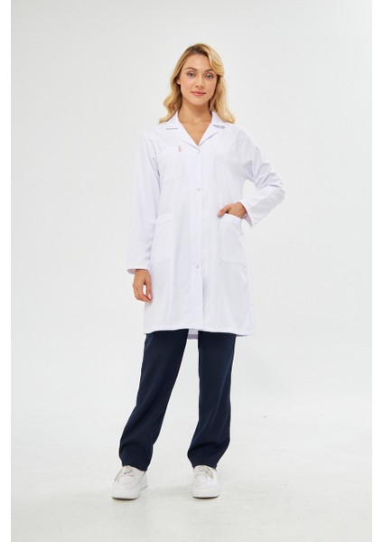 Iş Önlüğü Alpaka Bayan Beyaz