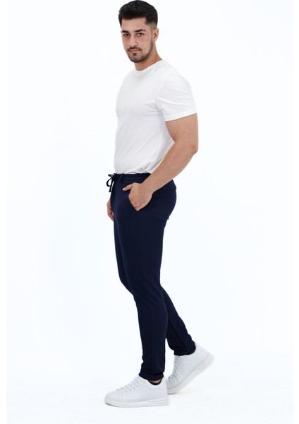 Erkek Slim Fit Diyagonal Jogger Esnek Pantolon