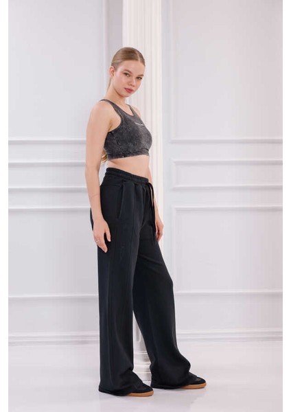 Kadın Siyah Oversize Eşofman Altı Msc 2602ALT modelleri