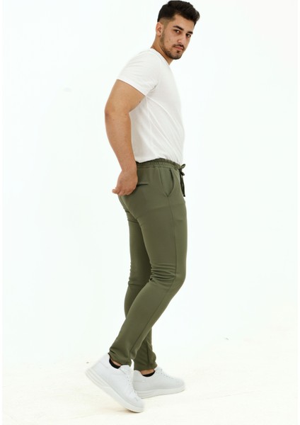 Erkek Slim Fit Diyagonal Jogger Esnek Pantolon fırsatları
