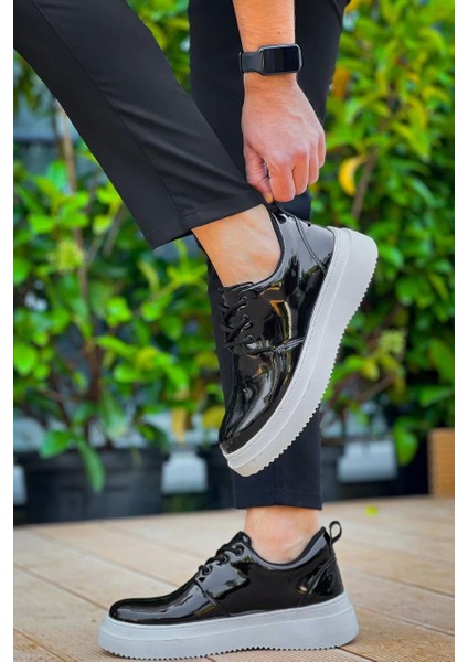 Kb-X3 Kuback Siyah Rugan Bağcıklı Günlük Erkek Ayakkabı indirimleri