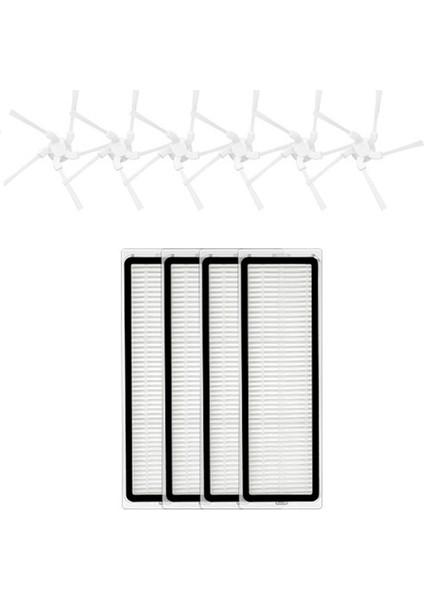 Dreame W10/W10PRO Robot Süpürge Için Yedek Filtre ve Yan Fırça Seti (Yurt Dışından)