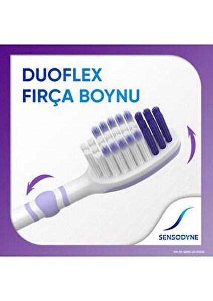 Yumuşak Diş Fırçası 1+1 Duoflex Oynar Boyun ile Hızlı Rahatlama ve Etkili Temizlik