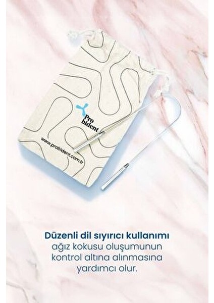 2'li Orta Sertlikte Dil Temizleme Aparatı Pratik Kullanım için Fırça Kılı