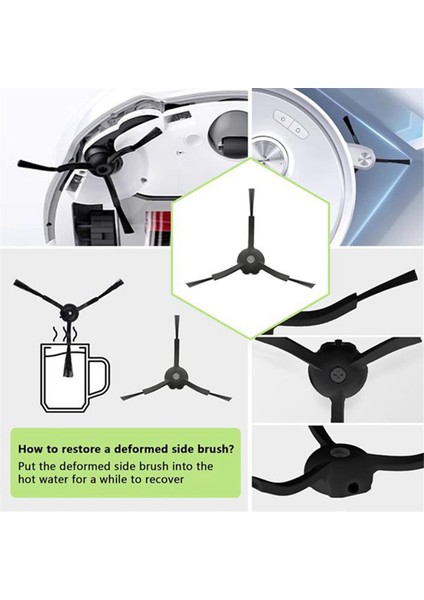 34PCS Ana Yan Fırça Filtreleri Roborock Qrevo Pro/qrevo Maxv/qrevo S/qrevo Için Paspas Toz Torbaları Artı Elektrikli Süpürge Parçaları A (Yurt Dışından) indirimleri