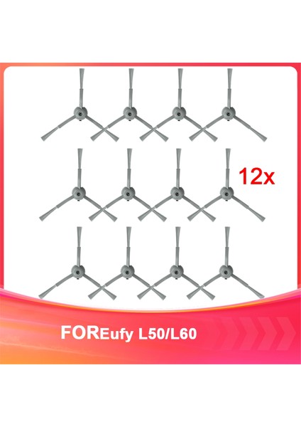Eufy Robot Vacum Searrıcer L50/L60 Yan Fırça Yedek Parçaları Vakum Süpürge Parçaları (Yurt Dışından)