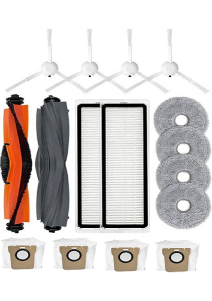 Dream Için 16 Pcs X10 S10 Plus L10S Ultra W10S Pro Vakum Süpürge Aksesuarları Kit Ana Yan Fırça Filtre Paspası (Yurt Dışından) fiyatları
