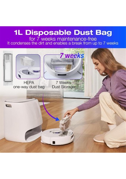 Narwal Freo x Için Ultra Robot Vakum Temizleyici Aksesuarları Ana Yan Fırçalar Hepa Filtreler Paspas Pedleri Toz Çanta (Yurt Dışından) indirimleri