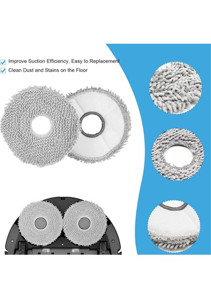 Cecotec Conga Için 11090 Vakum Süpürge Robot Yedek Parça Ana Yan Fırça Hepa Filtre Mop Bez Tuz Torbaları (Yurt Dışından) indirimleri