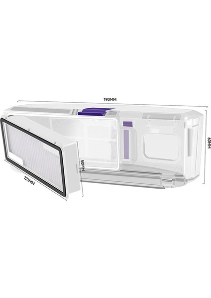 Narwal Için J5/j4/j4 Lite Toz Kutusu 1 Filtre Robot Vakum Süpürge Aksesuarları Yedek Parçalar Çöp Toz Kutusu (Yurt Dışından) indirimleri