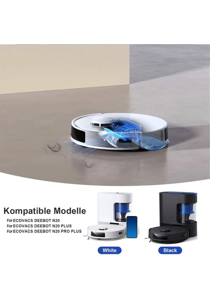 Ecovacs Deebot N20 / N20 Plus / N20 Pro Plus Robot Vakum Süpürge, Yedek Parçalar Ana Yan Fırça Mop Bezi (Yurt Dışından) fiyatları