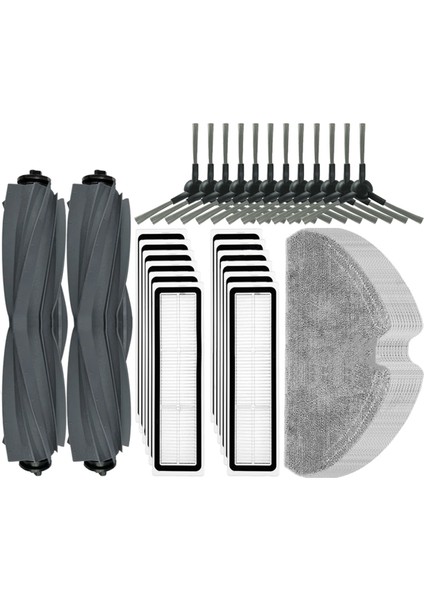 Dream D9 Için Max Gen 2, D10S Pro, D10S Robot Vakum Süpürücü Ana Yan Fırça Hepa Filtre Mop Rag Yedek Parçaları (Yurt Dışından)