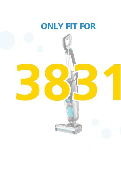 3831 Vakum Süpürge Fırçası Rulosu+ Bissell Crosswave Için Filtre Yedek Parçaları HF2/3845N/3831 Zemin Yatakçığı (Yurt Dışından) modelleri