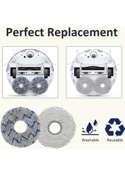 Ecovacs Deebot T30 Pro /T30S Combo /T30S /T20 Omnı /T10 Omnı /x1 Omnı Yedek Yedek Parçalar (Yurt Dışından) fırsatları