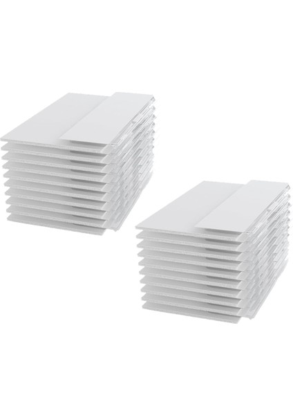 20 Pcs Vac Mop Pads Köpekbalığı VM252/200/190/250/251/200C/252C Kablosuz Sert Zemin Vakum Paspas Yedek Pedleri (Yurt Dışından)