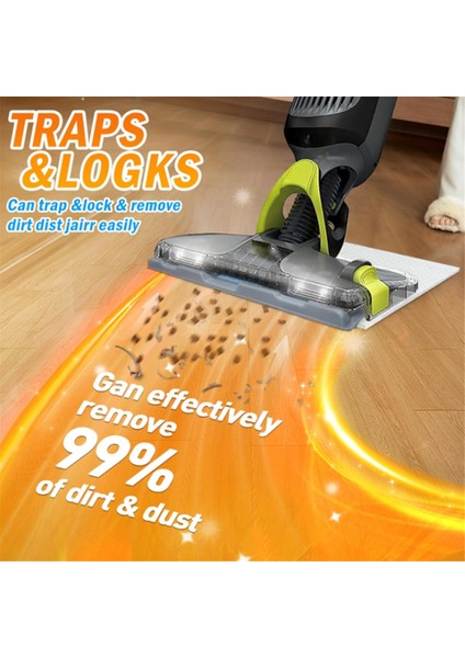 20 Pcs Vac Mop Pads Köpekbalığı VM252/200/190/250/251/200C/252C Kablosuz Sert Zemin Vakum Paspas Yedek Pedleri (Yurt Dışından) fiyatları