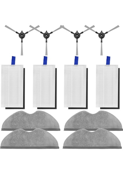 Xiaomi Robot Vakum E5 / C108 Yedek Parçalar Yan Fırça Hepa Filtre Mop Bez Aksesuarları (Yurt Dışından)