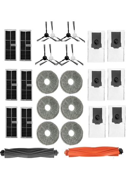 28 Pcs Dream S10 Pro Ultrai Süpürme Robot Aksesuarları Ana Yan Fırça Toz Çanta Mop Temizleyici Parçalar Değiştirme (Yurt Dışından) fiyatları