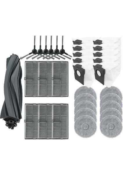 Dream L30S Ultra Yedek Ana Yan Fırça Hepa Filtre Posta Pad Toz Torbası Yedek Parçalar Aksesuarları (Yurt Dışından)