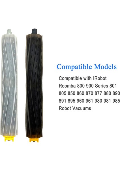 4 Set Extractor Sulücü 800 ve 900 ile Irobot Roomba Için Değiştirme. Kauçuk Merkezi Fırça Kiti (Yurt Dışından) fiyatları