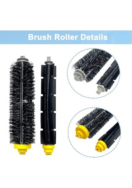 Irobot Roomba Için Yedek Parçalar 694 692 676 675 677 671 610 690 680 660 650 620 645 655 Robot Vakum Fırça Filtreleri (Yurt Dışından) modelleri