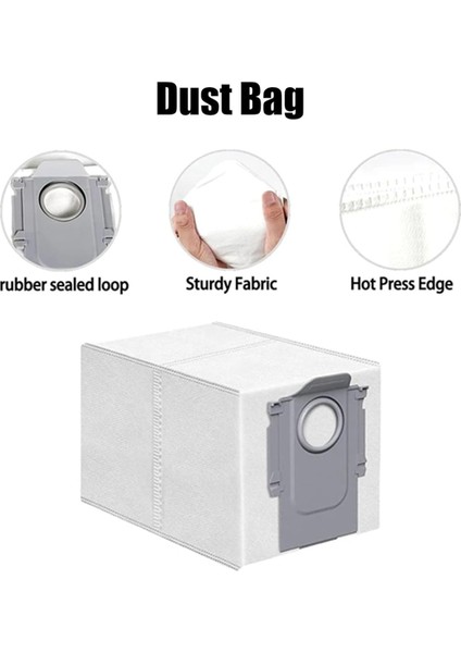 Roborock Qrevo CURVE/P20 Pro Robot Vakum Ekleri Için Yedek Parçalar Ana Yan Fırçalar Toz Torbaları Filtreler Mendil (Yurt Dışından) indirimleri