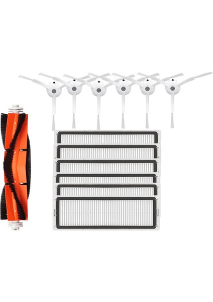 Roborock S5, S50, S6 Pure, E4, Mi Robot Xiaomi Mijia 1s Vakum Süpürge Aksesuarları, Silindir Yan Fırça Yedek Parçalar Kiti (Yurt Dışından)