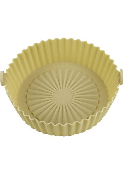 Hava Fritöz Silikon Pot Hava Fritöz Aksesuarları Yalıtım Pedi Yeniden Kullanılabilir Silikon Pişirme Pot Pişirme Aracı Mevcut B (Yurt Dışından)