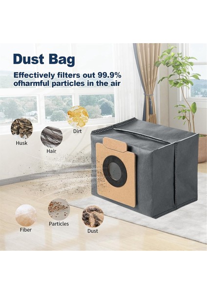 23PCS Eufy X10 Pro Omni Vakum Parçaları Için Yedek Aksesuarlar Ana Fırça Mop Bezi Yan Fırçalar Hepa Filtre Toz Çantaları (Yurt Dışından) fiyatları