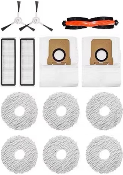 Xiaomi Mijia Için Omni 1s B101CN B116 X10+ Aksesorlar Ana Yan Fırça Hepa Filtre Paspas Tuz Torbası Parçaları (Yurt Dışından)