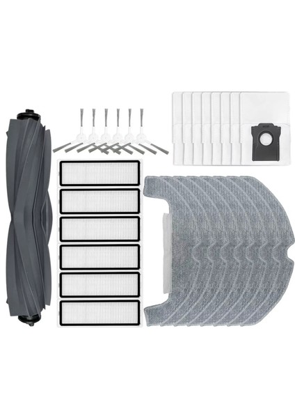 Dream D10 Için Yedek Parçalar Plus Gen 2 RLD32GD Robot Vakum Aksesuarları Ana Yan Fırça Filtre Mop Rag Toz Çanta (Yurt Dışından)