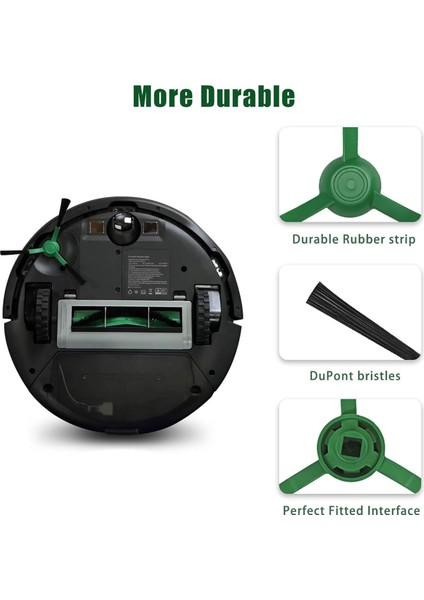 Irobot Roomba Combo &amp; Vac Essential Serisi Için 10 Paket Yan Fırçalar, Q0120 Y0140 Q0520 Q011 Y0110 Robot Vakum Süpürge (Yurt Dışından) modelleri