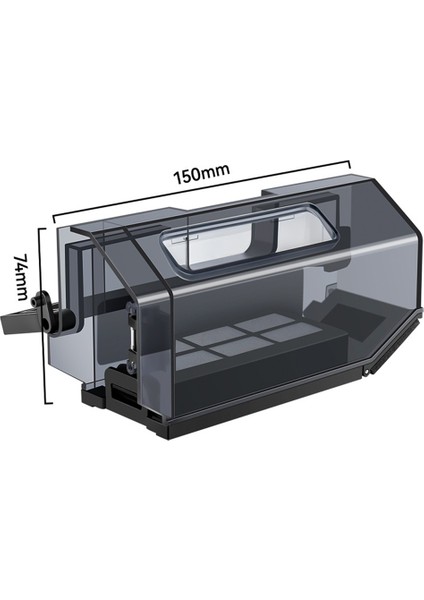 Toz Kutusu Ecovacs Deebot X5/ Pro Omni Için Toz Bin Konteyner Parçaları, X5PRO Plus, X5PRO Ultra Vakum Temizleyici Çıkma Parkı Kutusu (Yurt Dışından) fırsatları