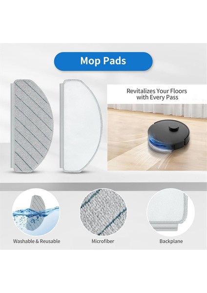 Ecovacs Deebot N20 Plus Için Yedek Parçalar, N20 Pro Plus, Yeedi C12, C12 Pro Plus Robot Vakum Aksesuarları Kiti (Yurt Dışından) indirimleri