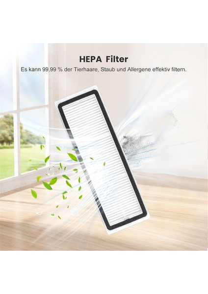 Xiaomi X20+ / X10 Için Aksesuar Seti+ Robot Vakum Süpürge, Yedek Ana Fırça Mop Pad Toz Torbaları Yan Fırça Filtreleri (Yurt Dışından) fiyatları