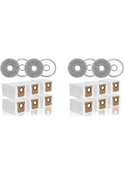 2 Dream L10S Ultra L10 Ultra L10 Prime L20 Ultra, 6 Vakum Süpürge Torbaları Islak Pasta Pedleri (Yurt Dışından)