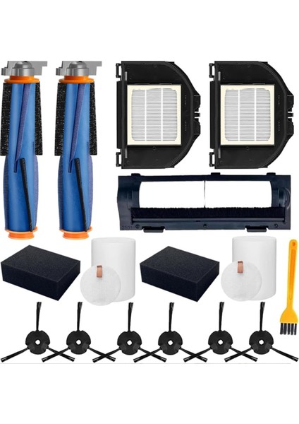 Köpekbalığı AV2310AE/RV2310A/RV2300S Matris Robot Vakum Süpürge Parçaları Ana Yan Fırça Hepa Filtreleri (Yurt Dışından)