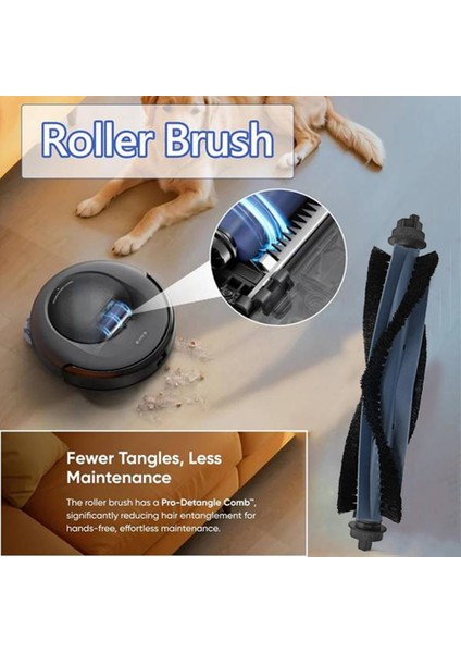 Vakum Ana Fırçası Eufy Omni C20 Vakum Süpürge Yedek Parçaları Için Değiştirin Ana Fırça (Yurt Dışından) indirimleri