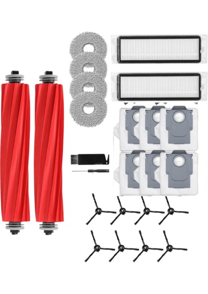 Roborock Q Revo Sweeper Aksesuarları Için 24 Pcs Ultra Dayanıklı Aksesuarlar (Yurt Dışından)
