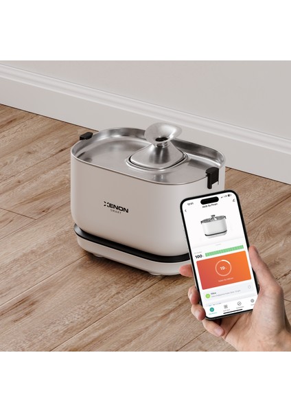 Akıllı Otomatik Şarj Edilebilir Bataryalı Pet Su Sebili Kablosuz Su Şelalesi Ultra Sessiz Çelik Su Pınarı X8653 modelleri