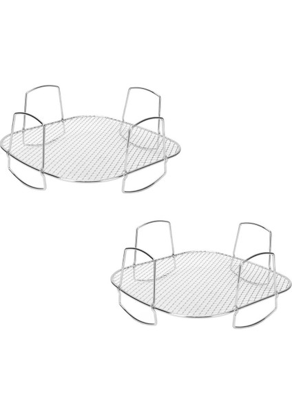 Adet Airfryer Aksesuarları Vapur Izgara Çok Fonksiyonlu Boşaltma Rafı Patates Rafı Meyve ve Sebze Kurutma Rafı (Yurt Dışından)