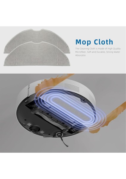 Dreame Için Aksesuar Kiti S10 Robot Vakum Temizleyici Yedek Yedek Parçalar Fırçalar Mops (Yurt Dışından) fırsatları