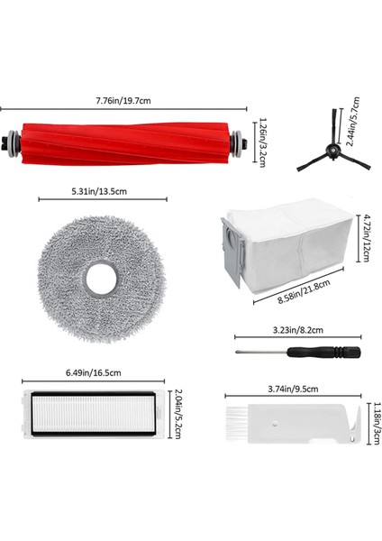2 Roborock Q Revo Için Aksesuar Set, Yedek Parçalar Robot Vakum Süpürge Aksesuar Seti, Ana Fırça, Mendiller, Toz Çantaları (Yurt Dışından) fırsatları