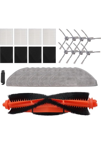 Lubuelu Için L20 Için Honiture V8 Pro Robot Vakum Temizleyici Değiştirme Ana Yan Fırça Hepa Filtre Mop Bezi (Yurt Dışından)