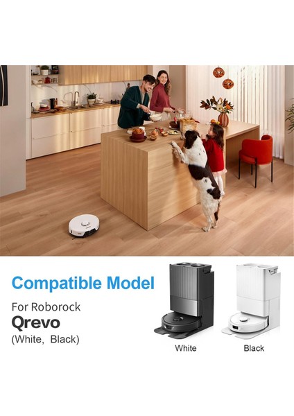 Roborock Q Revo Yedek Parçalar Için Aksesuarlar Robot Elektrikli Süpürge Aksesuar Seti Fırça Filtresi Paspas Torbaları (Yurt Dışından) modelleri