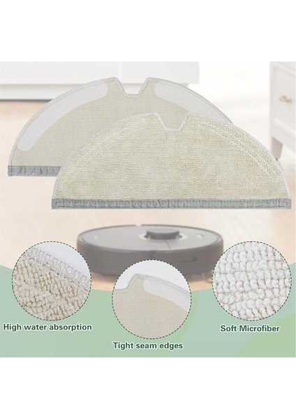 Roborock E Serisi Için Mikrofiber Paspas Bezi, Q5, Q5 Pro, Q5 Pro+, Q7, Q7MAX, Q8MAX, Q8MAX+, S5, S5 Max, Robot Vakum Süpürge (Yurt Dışından) fırsatları