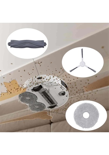 Dream L10 Ultra L10S Ultra Ana Yan Fırça Hepa Filtre Mop Bez Tuz Torbaları Robot Vakum Süpürge Parçaları (Yurt Dışından) fiyatları